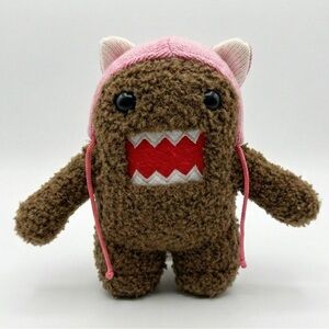 Domo Kun 7” Plush NHK #605 Cute Pink Teddy Bear Domo Limited Edition 2011 *RARE*